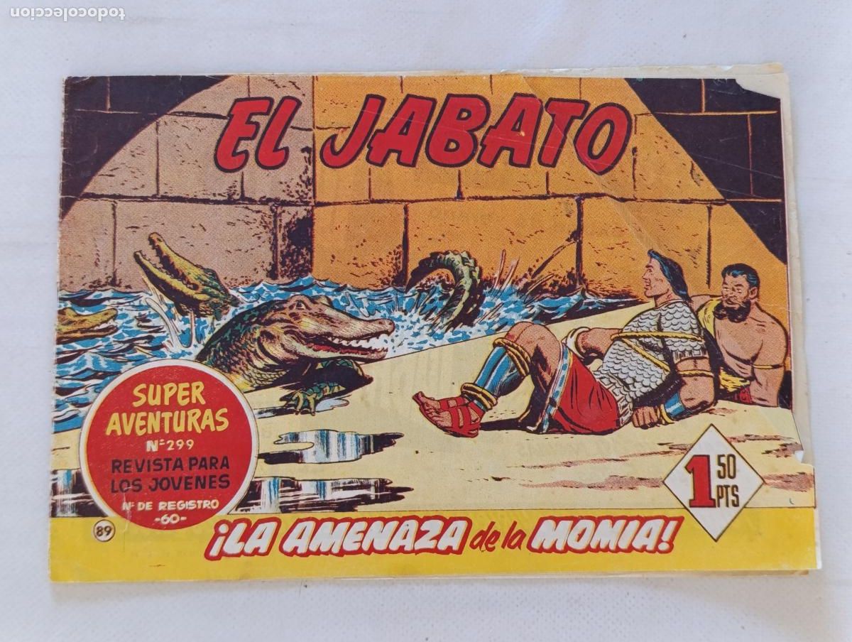 Tebeos: EL JABATO N&ordm; 89 - BRUGUERA - ORIGINAL (HS)