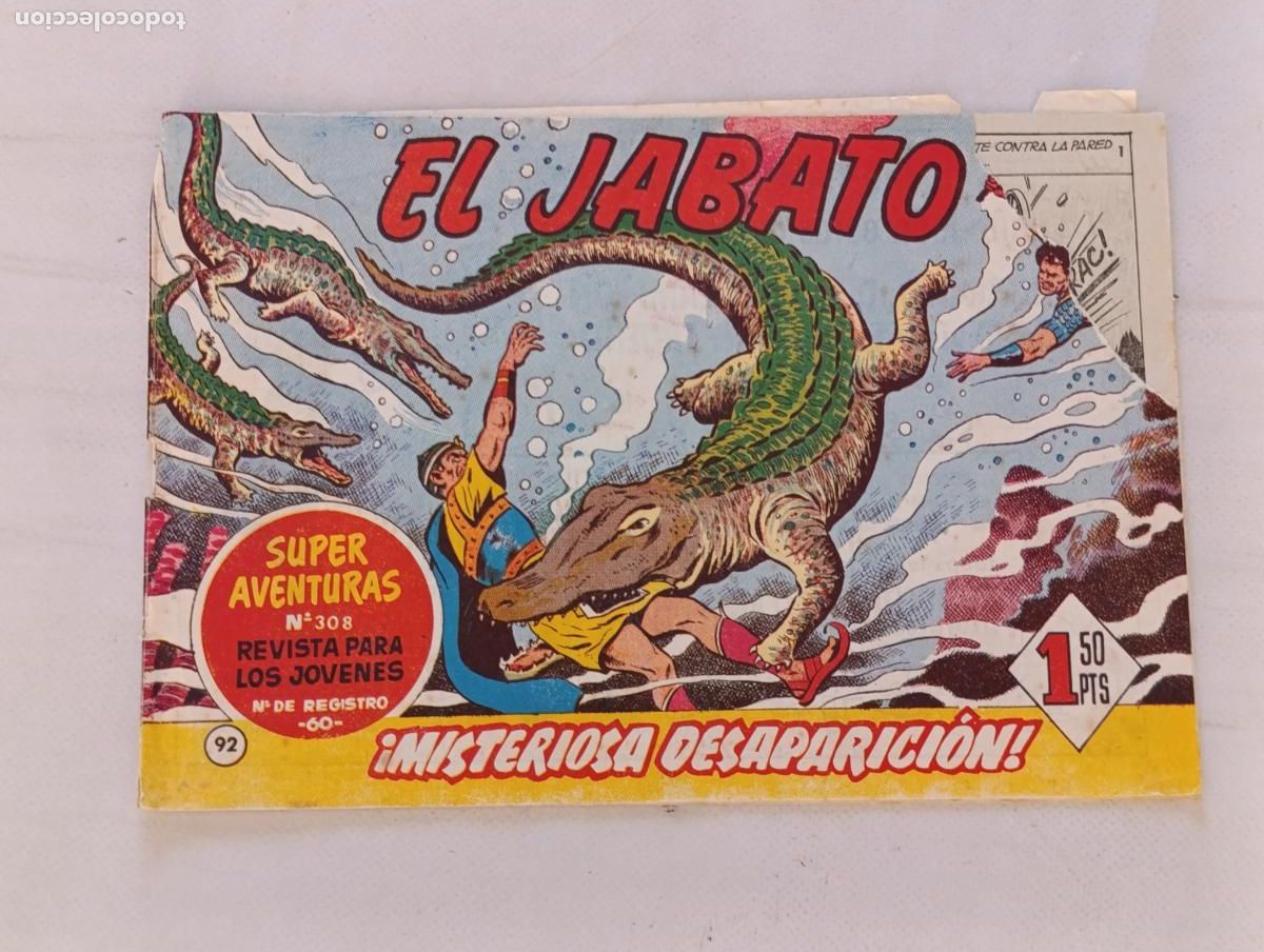 Tebeos: EL JABATO N&ordm; 92 - BRUGUERA - ORIGINAL (HS)