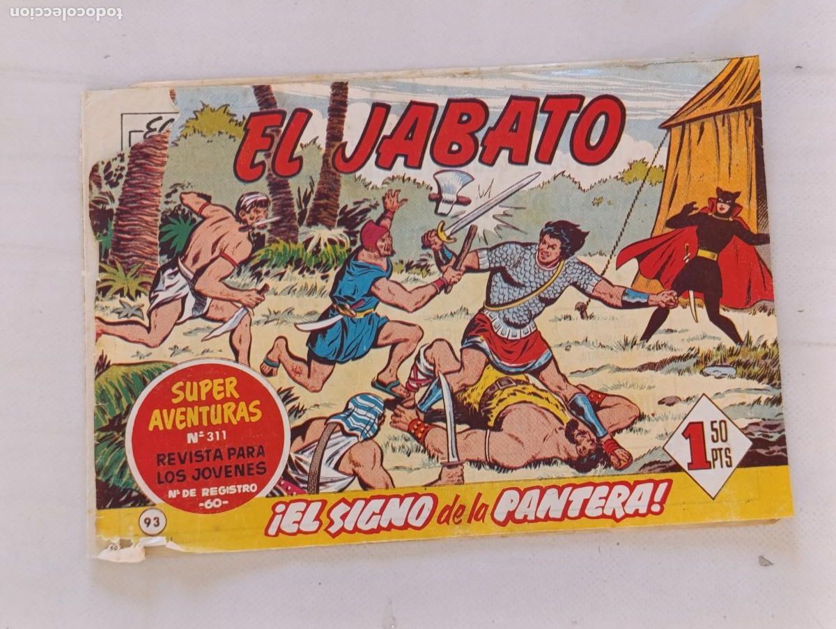 Tebeos: EL JABATO N&ordm; 93 - BRUGUERA - ORIGINAL (HS)