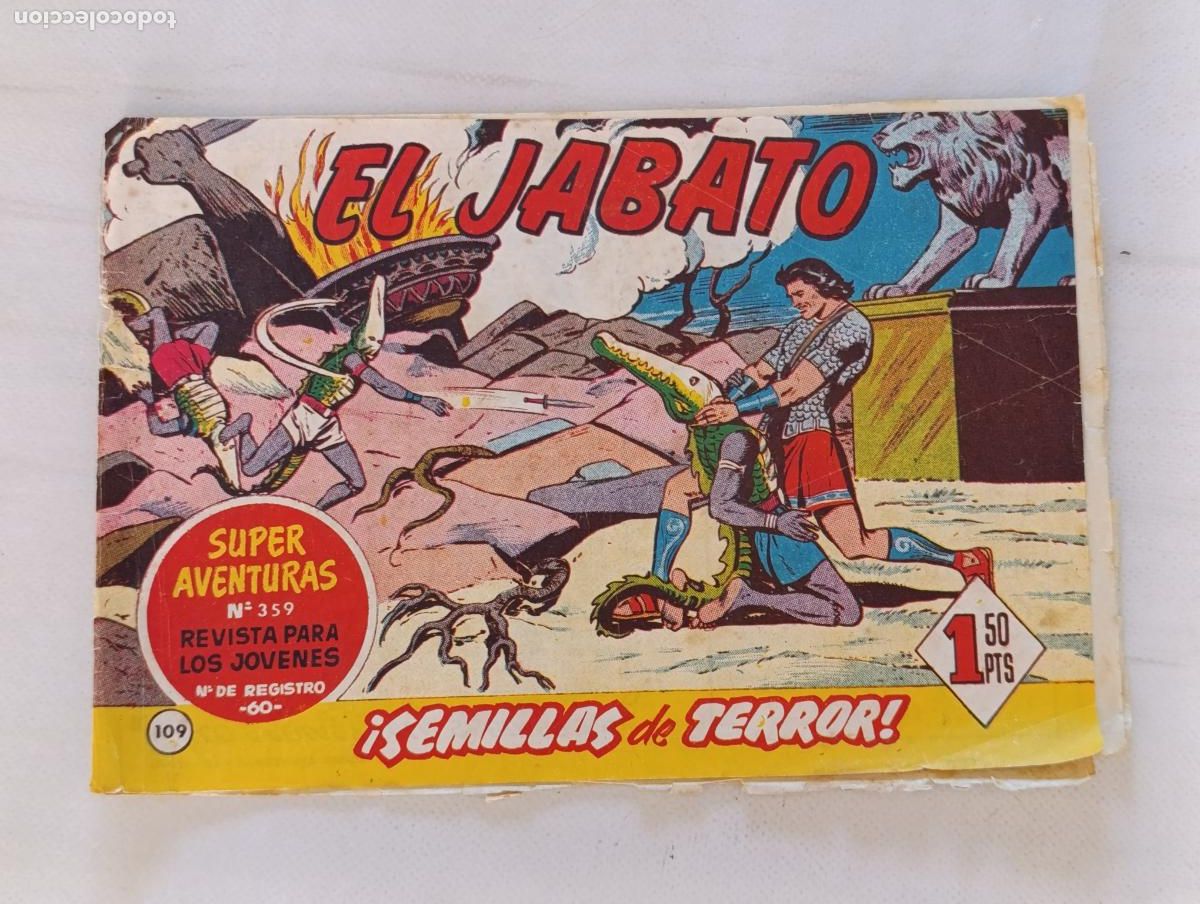 Tebeos: EL JABATO N&ordm; 109 - BRUGUERA - ORIGINAL (HS)