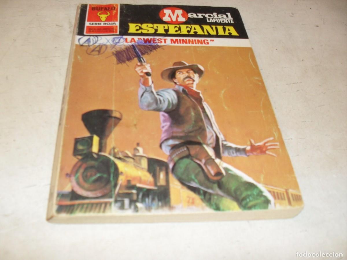 Tebeos: BOLSILIBROS BUFALO S.ROJA N&ordm; 1473.LA WEST MINNING,DE ESTEFANIA,BRUGUERA,A&Ntilde;OS 80