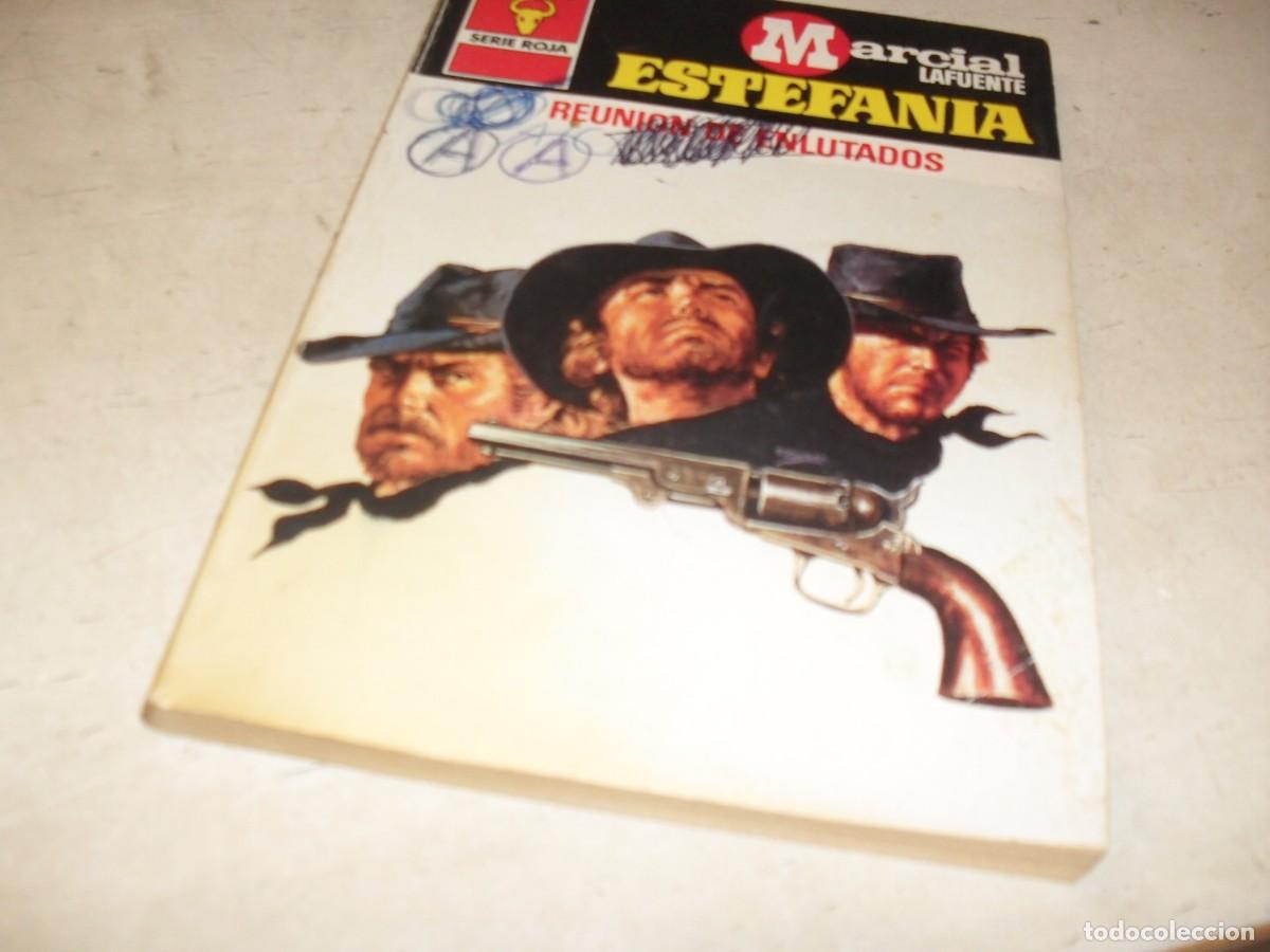 Tebeos: BOLSILIBROS BUFALO S.ROJA N&ordm; 1401,REUNION DE ENLUTADOS,DE ESTEFANIA,BRUGUERA,A&Ntilde;OS 80