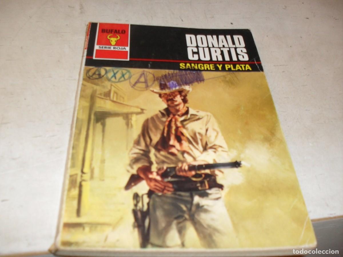 Tebeos: BOLSILIBROS BUFALO S.ROJA N&ordm; 1375,SANGRE Y PLATA,DE DONALD CURTIS,BRUGUERA,A&Ntilde;OS 80