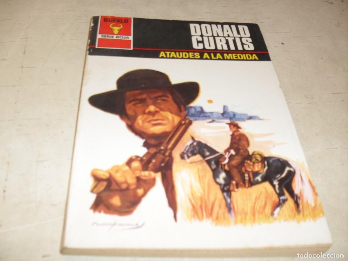 Tebeos: BOLSILIBROS BUFALO S.ROJA N&ordm; 1374,ATAUDES A LA MEDIDA,DE DONALD CURTIS,BRUGUERA,A&Ntilde;OS 80