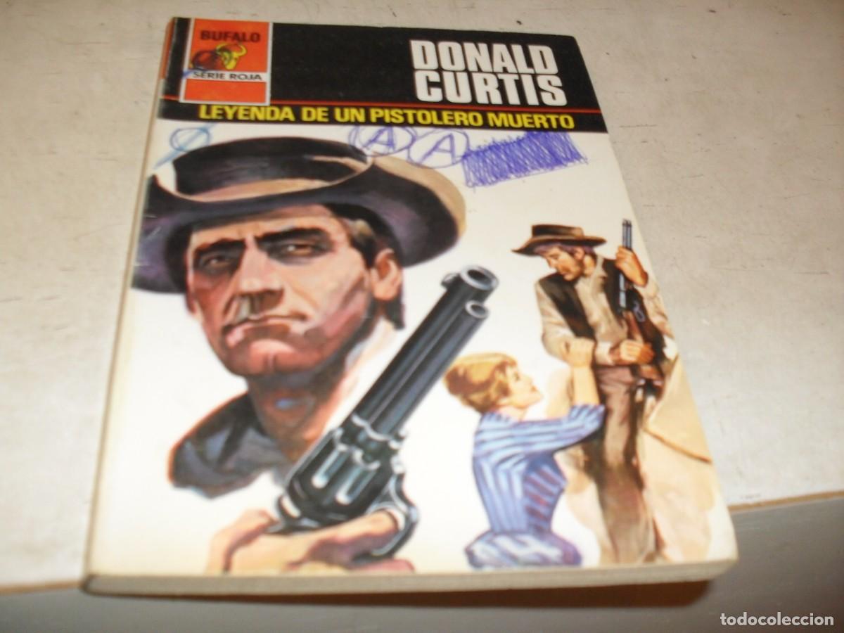 Tebeos: BOLSILIBROS BUFALO S.ROJA N&ordm; 1371,LEYENDA DE UN PISTOLERO MUERTO,DE DONALD CURTIS,BRUGUERA,A&Ntilde;OS 80