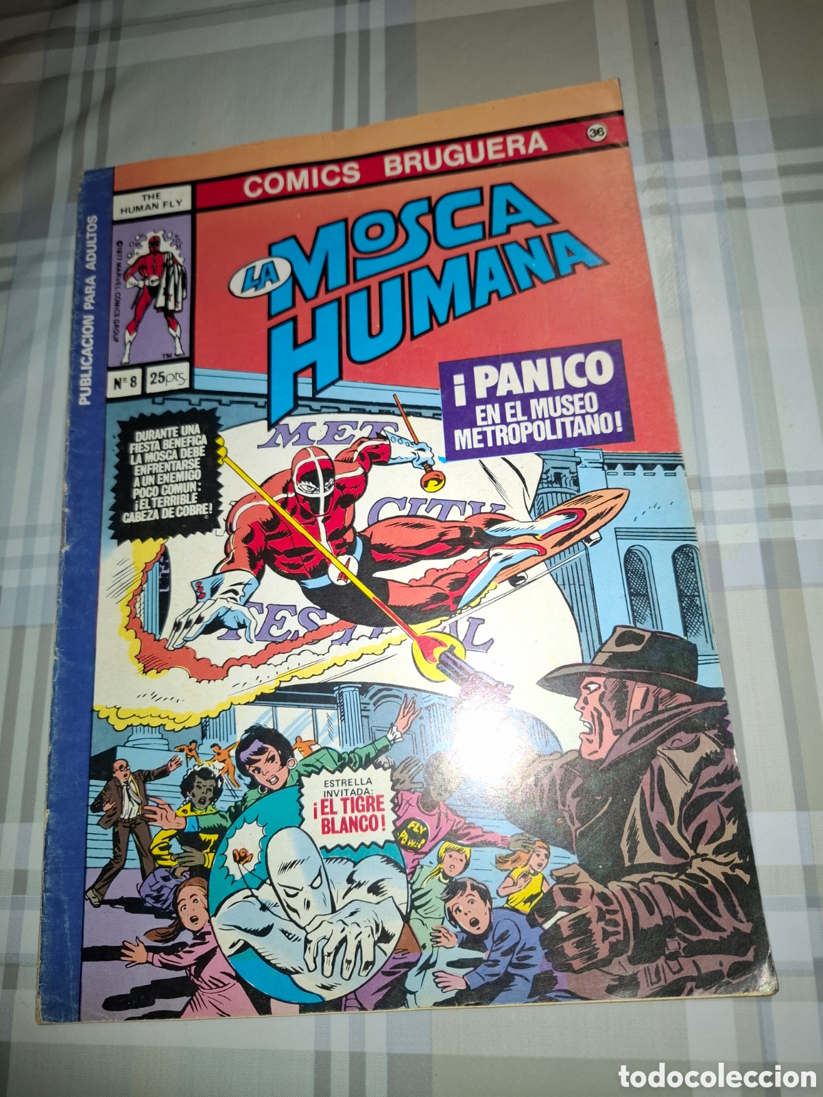 Tebeos: La Mosca Humana n&deg; 8 , Bruguera , Frank Robbins