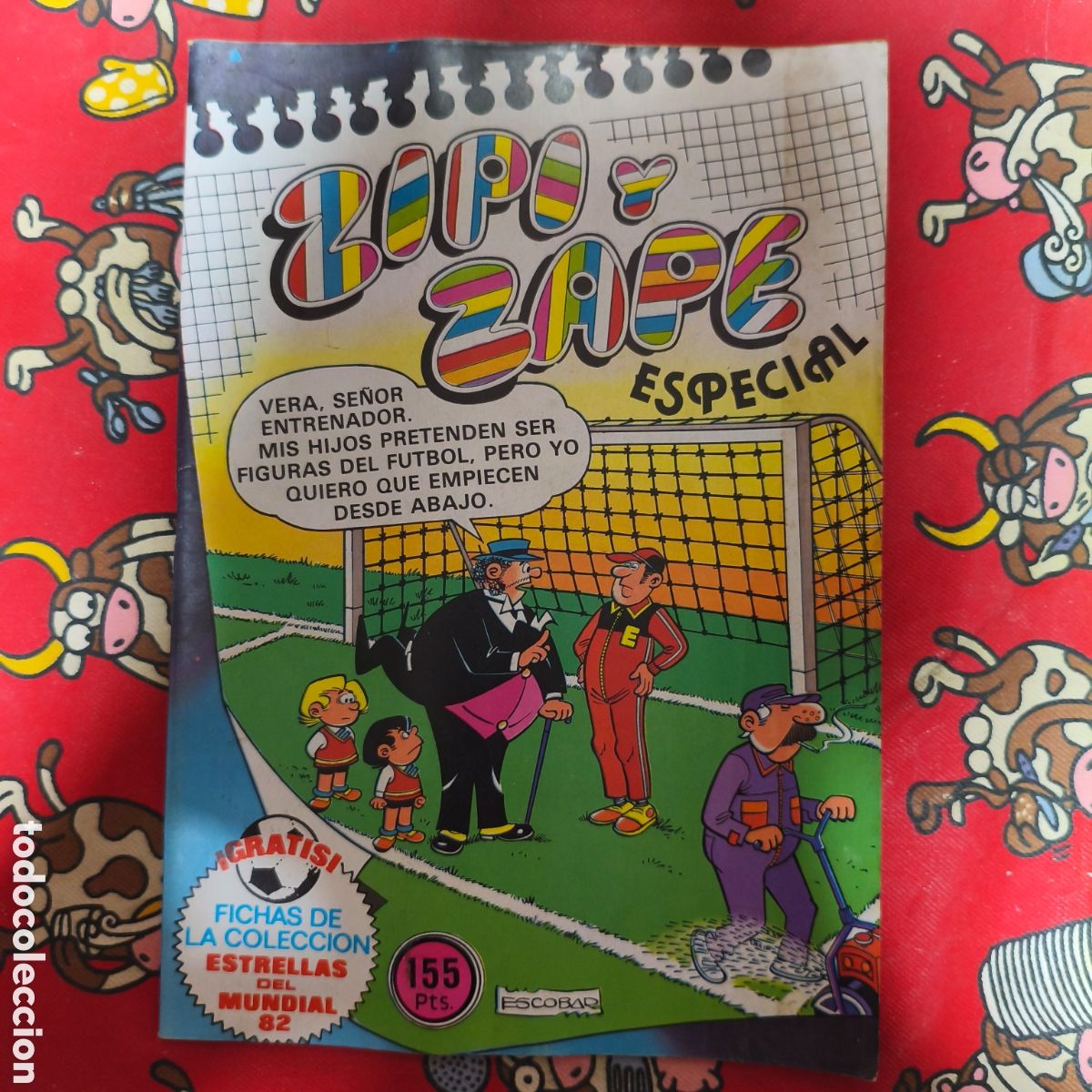 Tebeos: ESPECIAL ZIPI Y ZAPE N&ordm; 96 - ESCOBAR - BRUGUERA - CONTIENE 2 FICHAS DEL MUNDIAL ESPA&Ntilde;A 82 - SCHUSTER