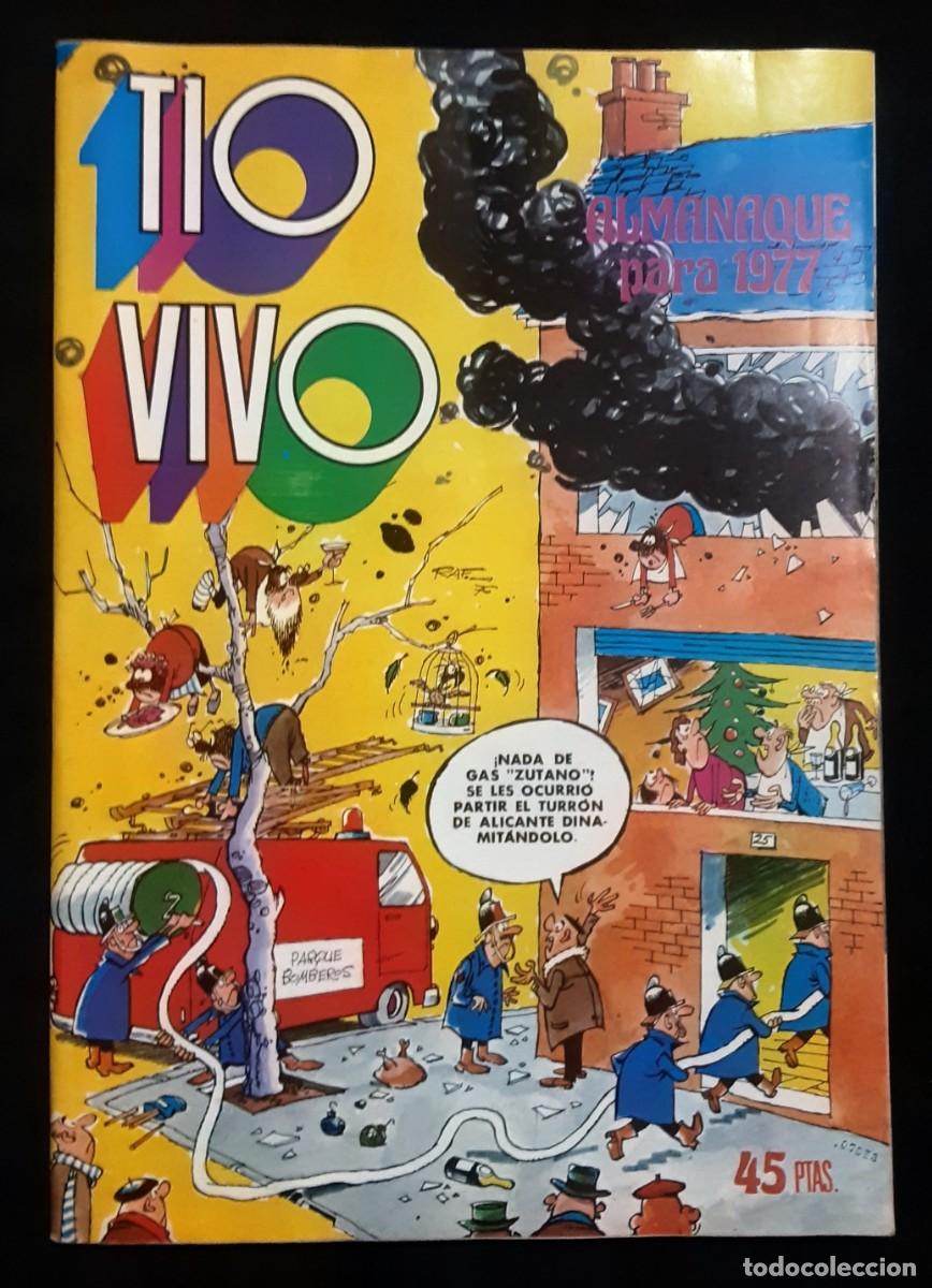 Tebeos: TIOVIVO ALMANAQUE 1977 # EDIT BRUGUERA # MU&Ntilde;ECA CORE/GUISVAL/JOHN HAZARD # F IBA&Ntilde;EZ/ESCOBAR/RAF