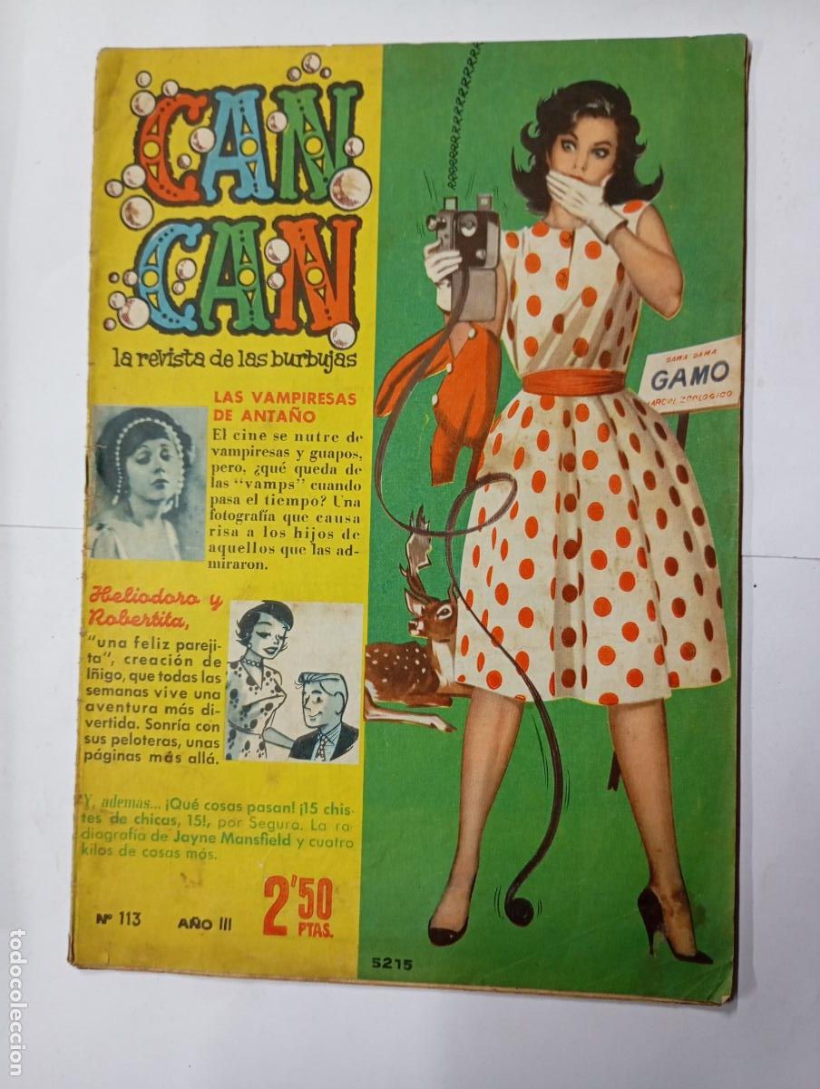 Tebeos: CAN CAN N&ordm; 113. LA REVISTA DE LAS BURBUJAS. BRUGUERA. TDKR96