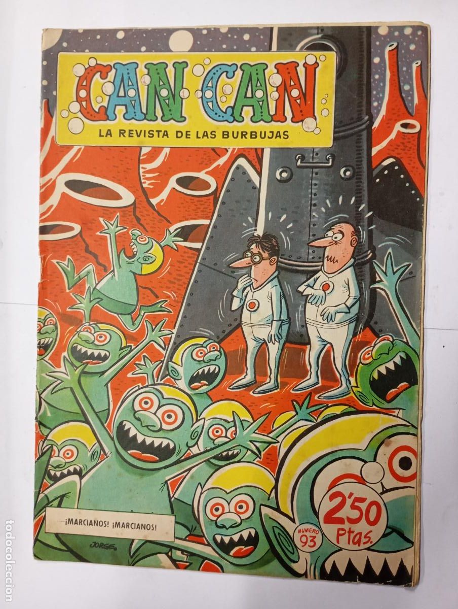 Tebeos: CAN CAN N&ordm; 93. LA REVISTA DE LAS BURBUJAS. BRUGUERA. TDKR96