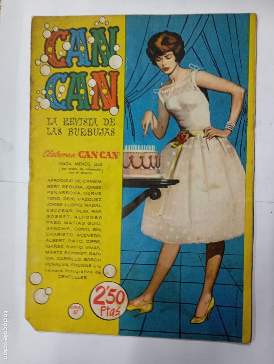 Tebeos: CAN CAN N&ordm; 67. LA REVISTA DE LAS BURBUJAS. BRUGUERA. TDKR96