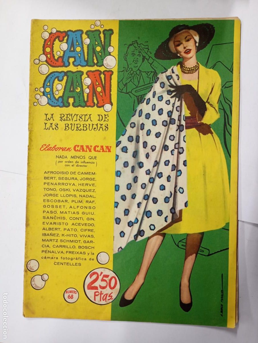 Tebeos: CAN CAN N&ordm; 68. LA REVISTA DE LAS BURBUJAS. BRUGUERA. TDKR96