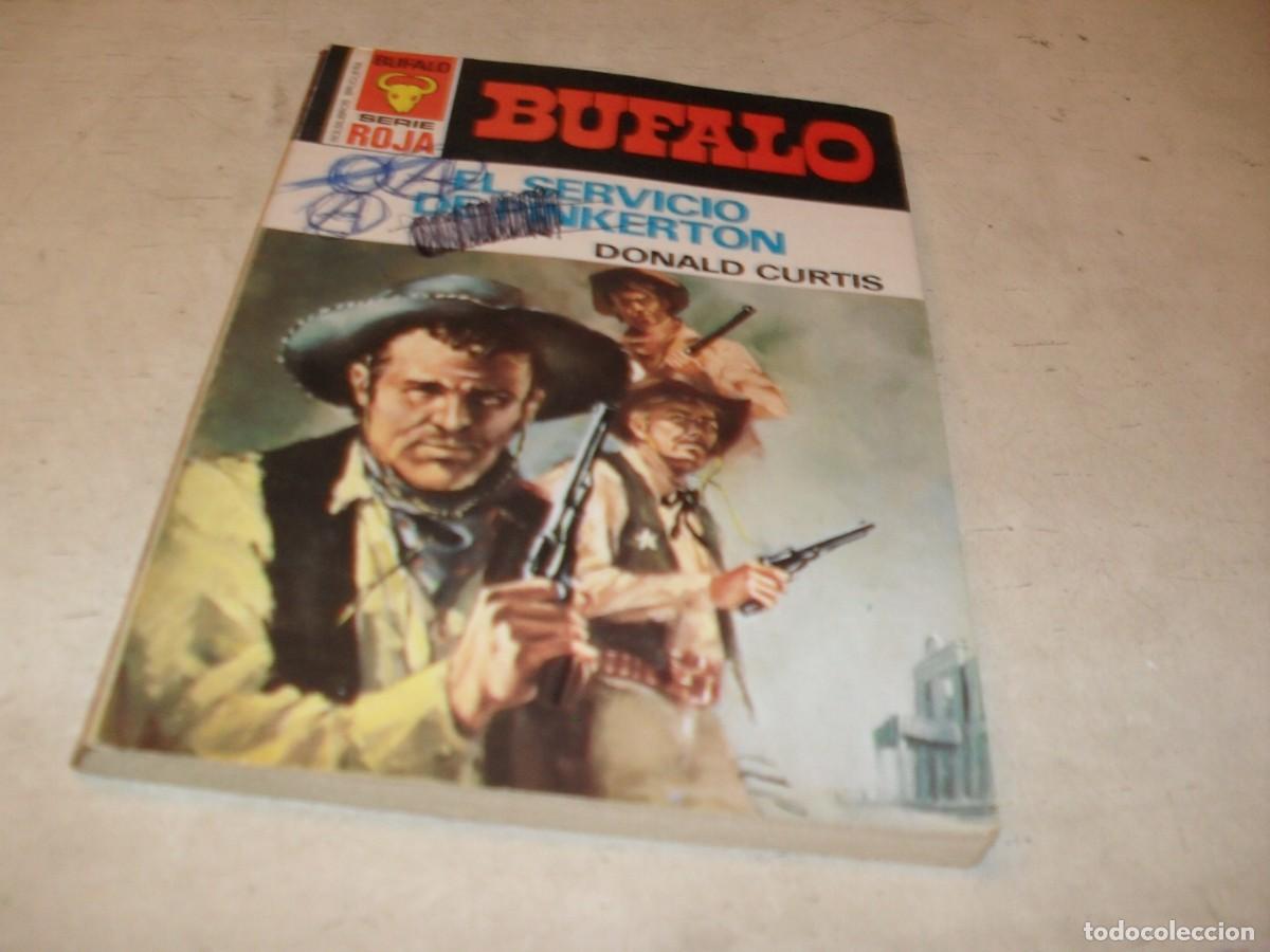 Tebeos: BOLSILIBROS BUFALO S.ROJA N&ordm; 1214,EL SERVICIO DE PINKERTON,DE DONALD CURTIS,BRUGUERA,A&Ntilde;OS 70