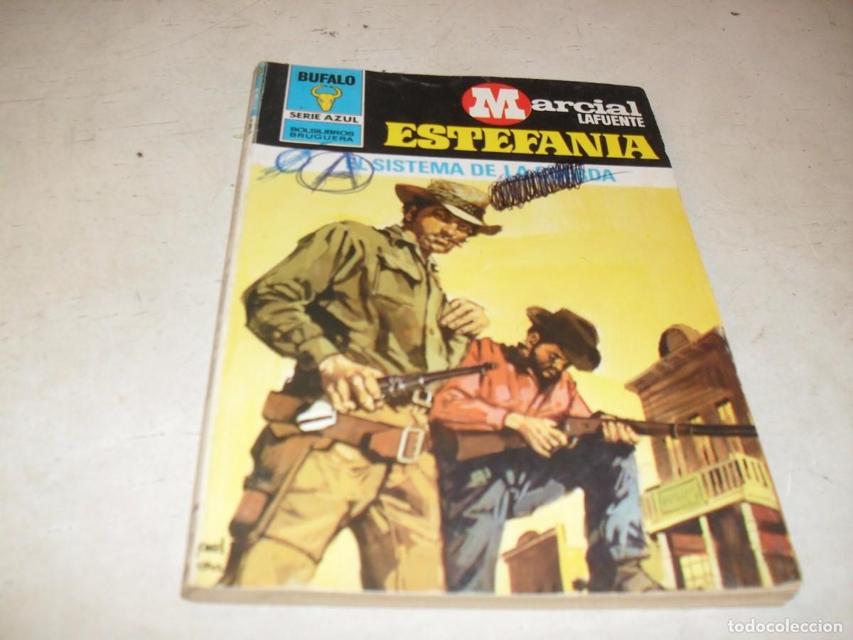 Tebeos: BOLSILIBROS BUFALO S.AZUL N&ordm; 556,EL SISTEMA DE LA CUERDA,DE ESTEFANIA,BRUGUERA,A&Ntilde;OS 80