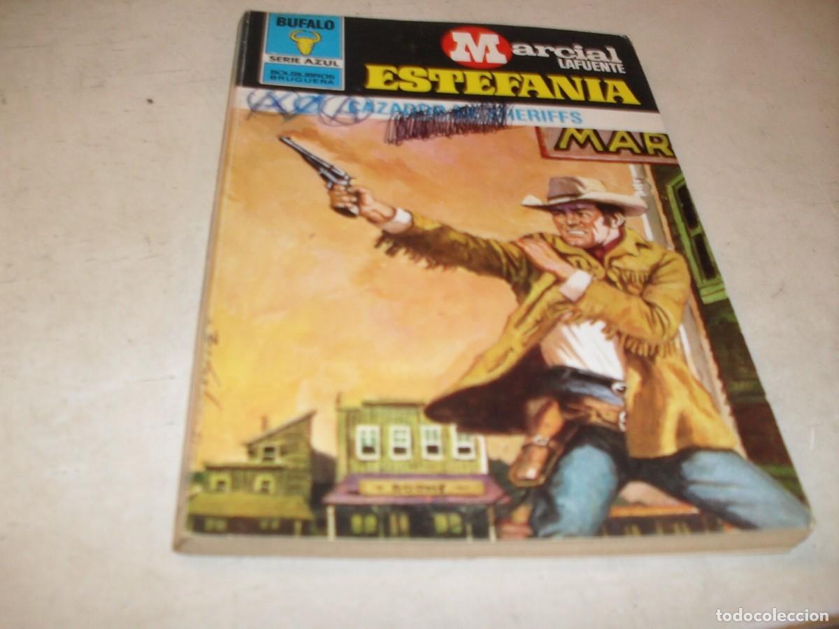 Tebeos: BOLSILIBROS BUFALO S.AZUL N&ordm; 528,CAZADOR DE SHERIFFS,DE ESTEFANIA,BRUGUERA,A&Ntilde;OS 80