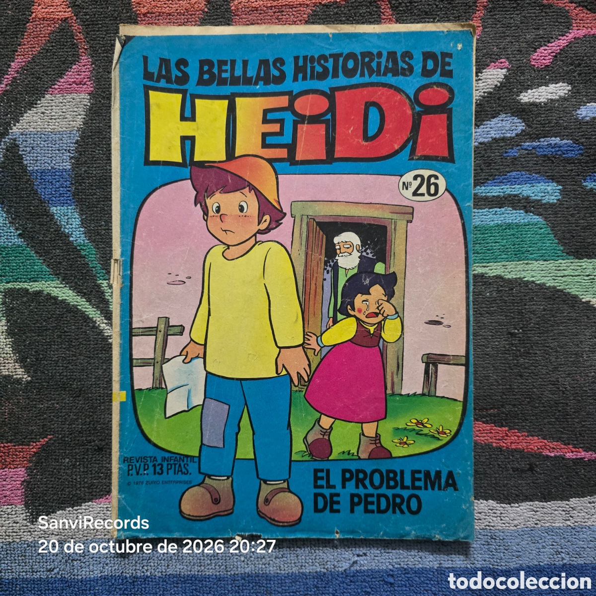 Tebeos: LAS BELLAS HISTORIAS DE HEIDI 26: EL PROBLEMA DE PEDRO (BRUGUERA)