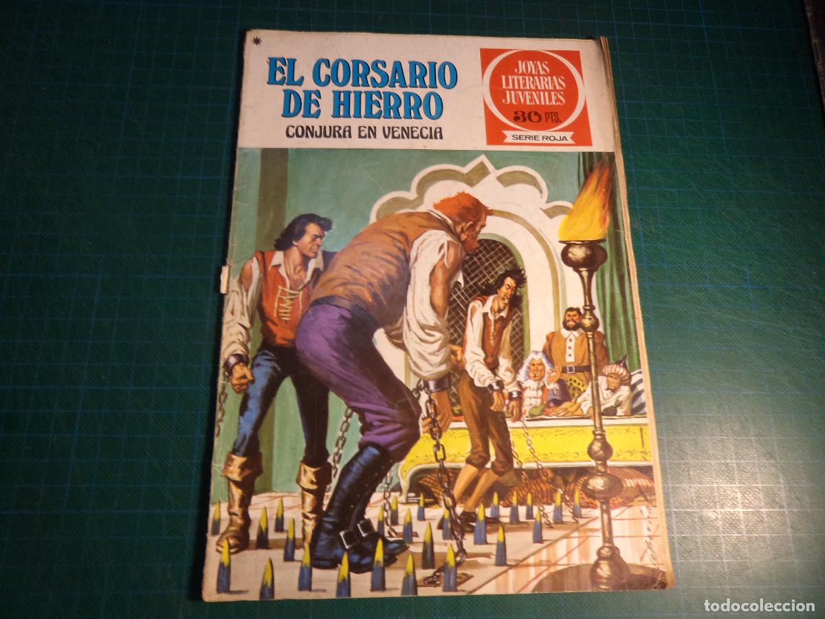 Tebeos: El Corsario de Hierro. N&ordm; 19. Bruguera 1&ordf; edicion. Portada y hoja central sueltas. (Ref. 8-B)