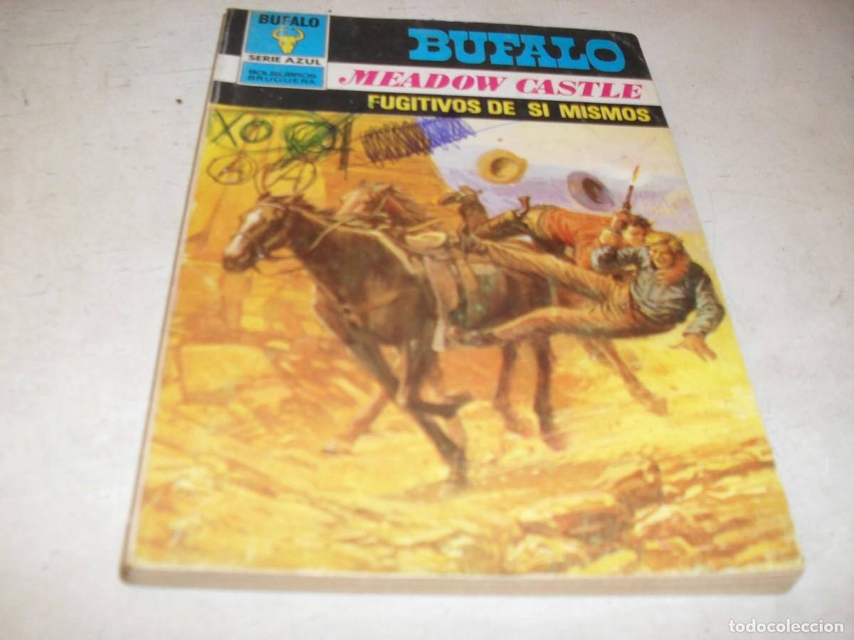 Tebeos: BOLSILIBROS BUFALO S.AZUL N&ordm; 506,FUGITIVOS DE SI MISMOS,DE MEADOW CASTLE,BRUGUERA,A&Ntilde;OS 80