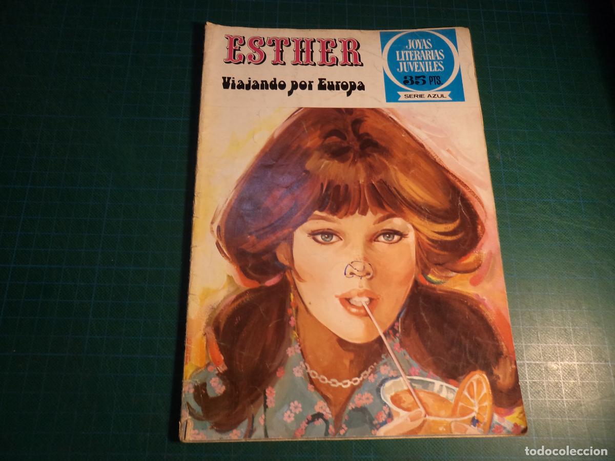 Tebeos: Joyas literarias serie azul. Esther. N&ordm; 35. Bruguera 1&ordf; edicion. Usado. (Ref. 8-B)
