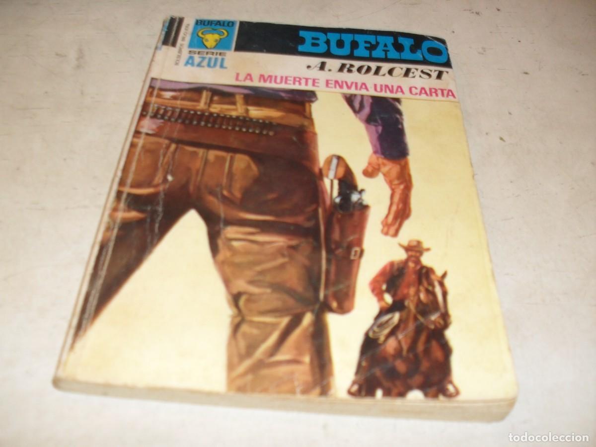 Tebeos: BOLSILIBROS BUFALO S.AZUL N&ordm; 297,LA MUERTE ENVIA UNA CARTA,DE A.ROLCEST,BRUGUERA,A&Ntilde;OS 80