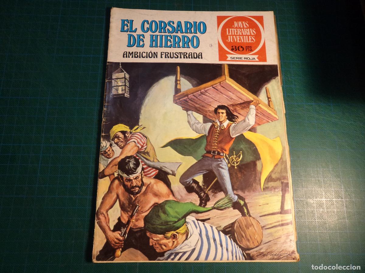Tebeos: El Corsario de Hierro. N&ordm; 12. Bruguera 1&ordf; edicion. Portada y hoja central sueltas. (Ref. 8-B)
