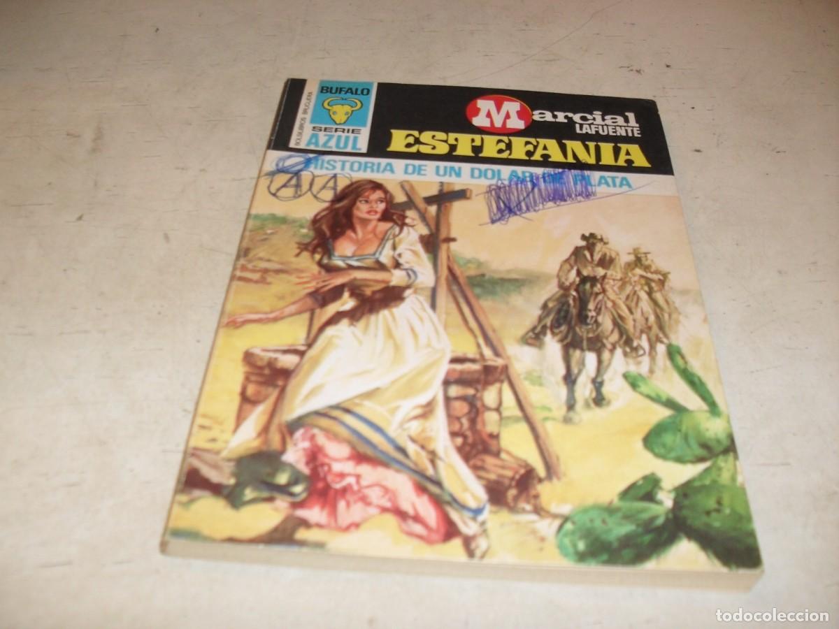 Tebeos: BOLSILIBROS BUFALO S.AZUL N&ordm; 252,HISTORIA DE UN DOLAR DE PLATA,DE ESTEFANIA,BRUGUERA,A&Ntilde;OS 80