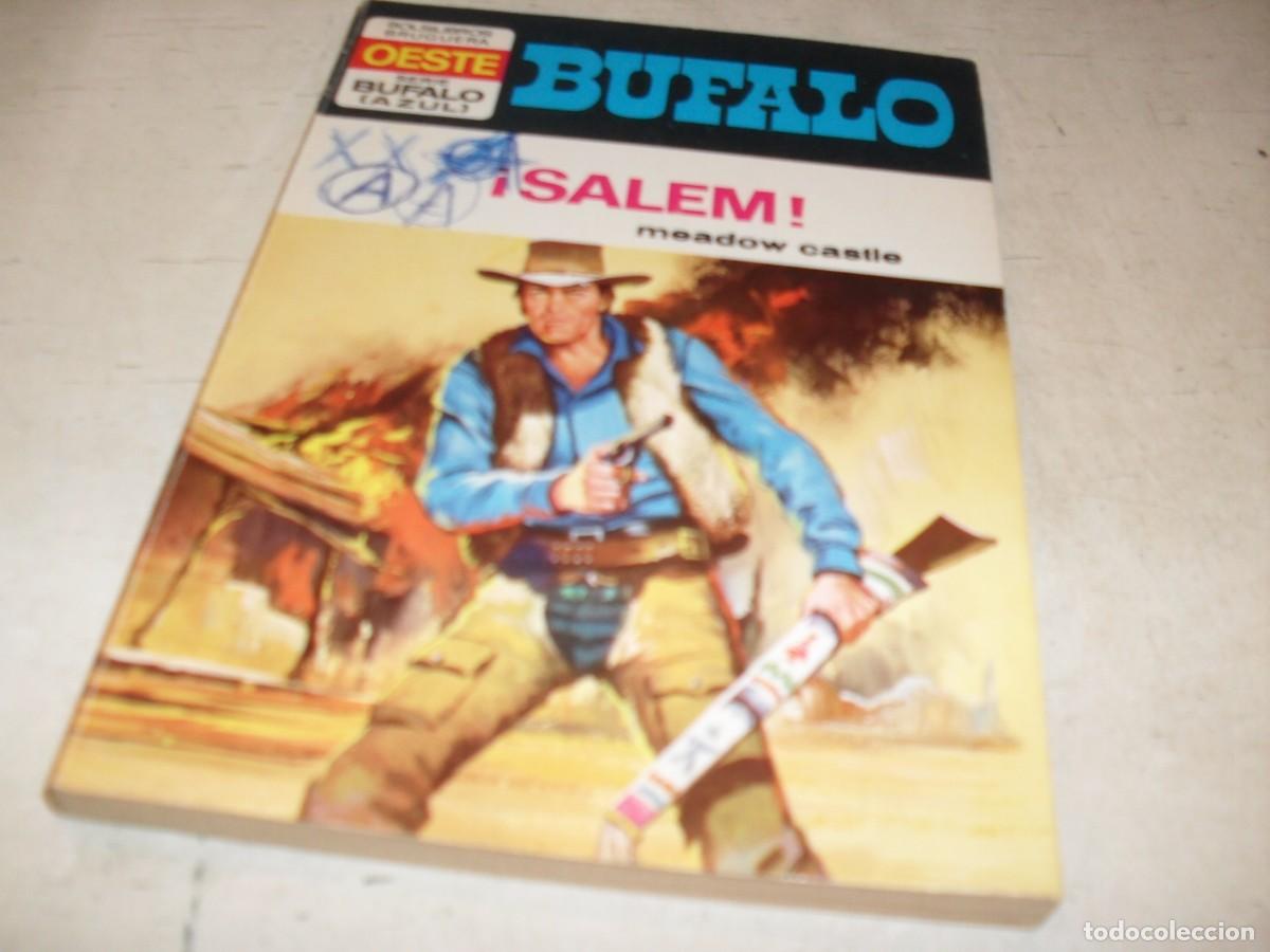 Tebeos: BOLSILIBROS BUFALO S.AZUL N&ordm; 142,SALEM&iexcl;&iexcl;,DE MEADOW CASTLE,BRUGUERA,A&Ntilde;OS 80