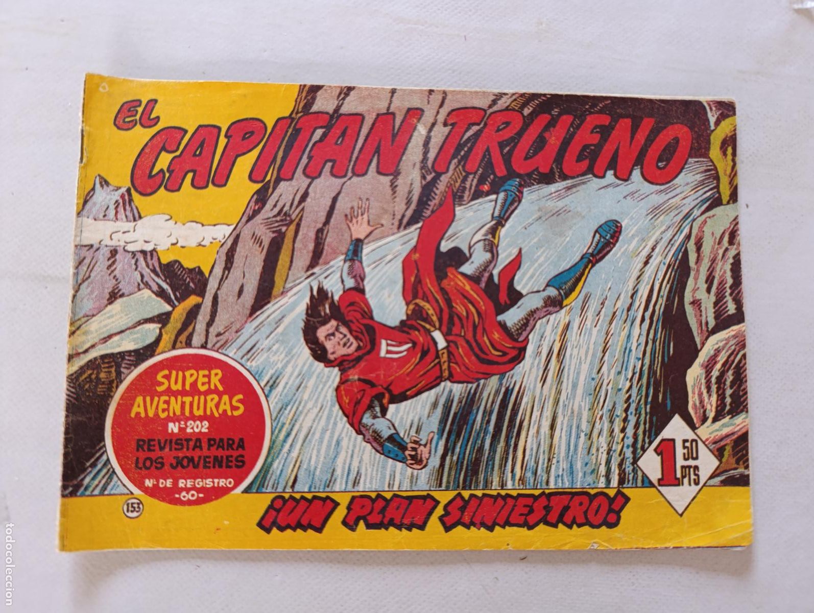 Tebeos: EL CAPITAN TRUENO N&ordm; 153 - ORIGINAL - BRUGUERA (HS)