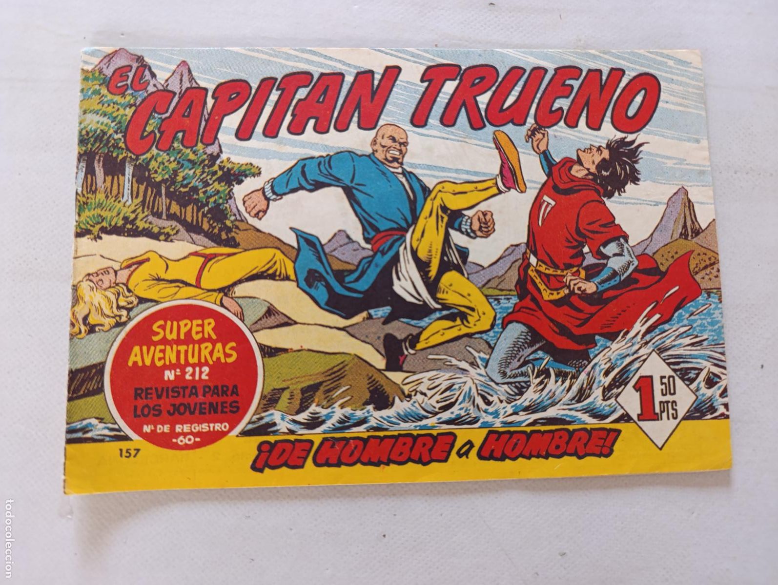 Tebeos: EL CAPITAN TRUENO N&ordm; 157 - ORIGINAL - BRUGUERA (HS)