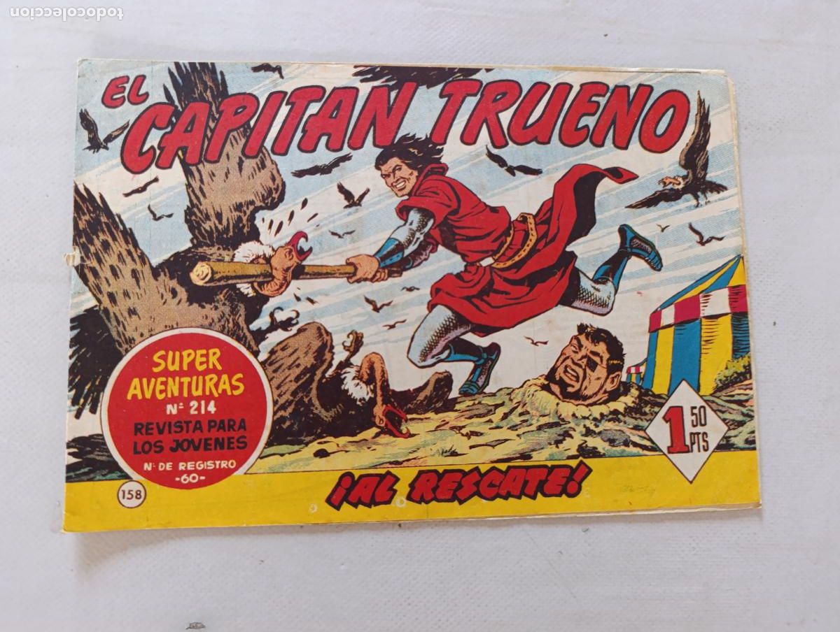 Tebeos: EL CAPITAN TRUENO N&ordm; 158 - ORIGINAL - BRUGUERA (HS)