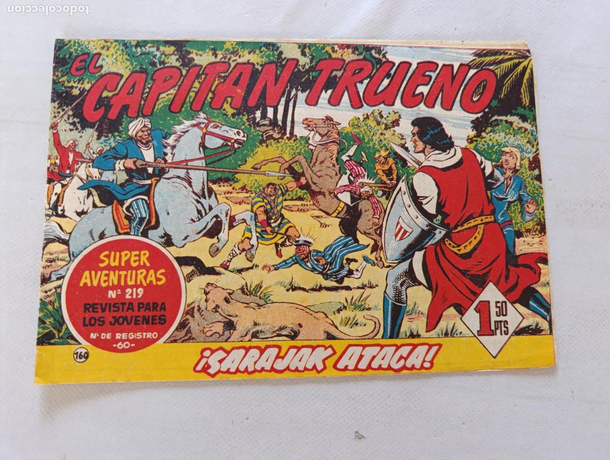 Tebeos: EL CAPITAN TRUENO N&ordm; 160 - ORIGINAL - BRUGUERA (HS)