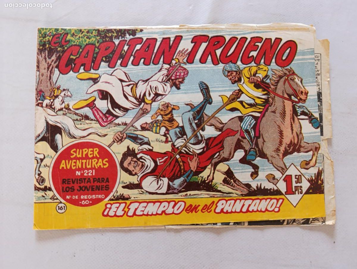 Tebeos: EL CAPITAN TRUENO N&ordm; 161 - ORIGINAL - BRUGUERA (HS)