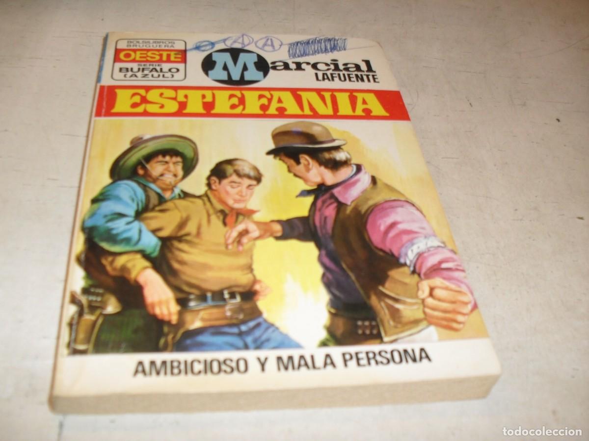 Tebeos: BOLSILIBROS BUFALO S.AZUL N&ordm; 111,AMBICIOSO Y MALA PERSONA,DE ESTEFANIA,BRUGUERA,A&Ntilde;OS 80