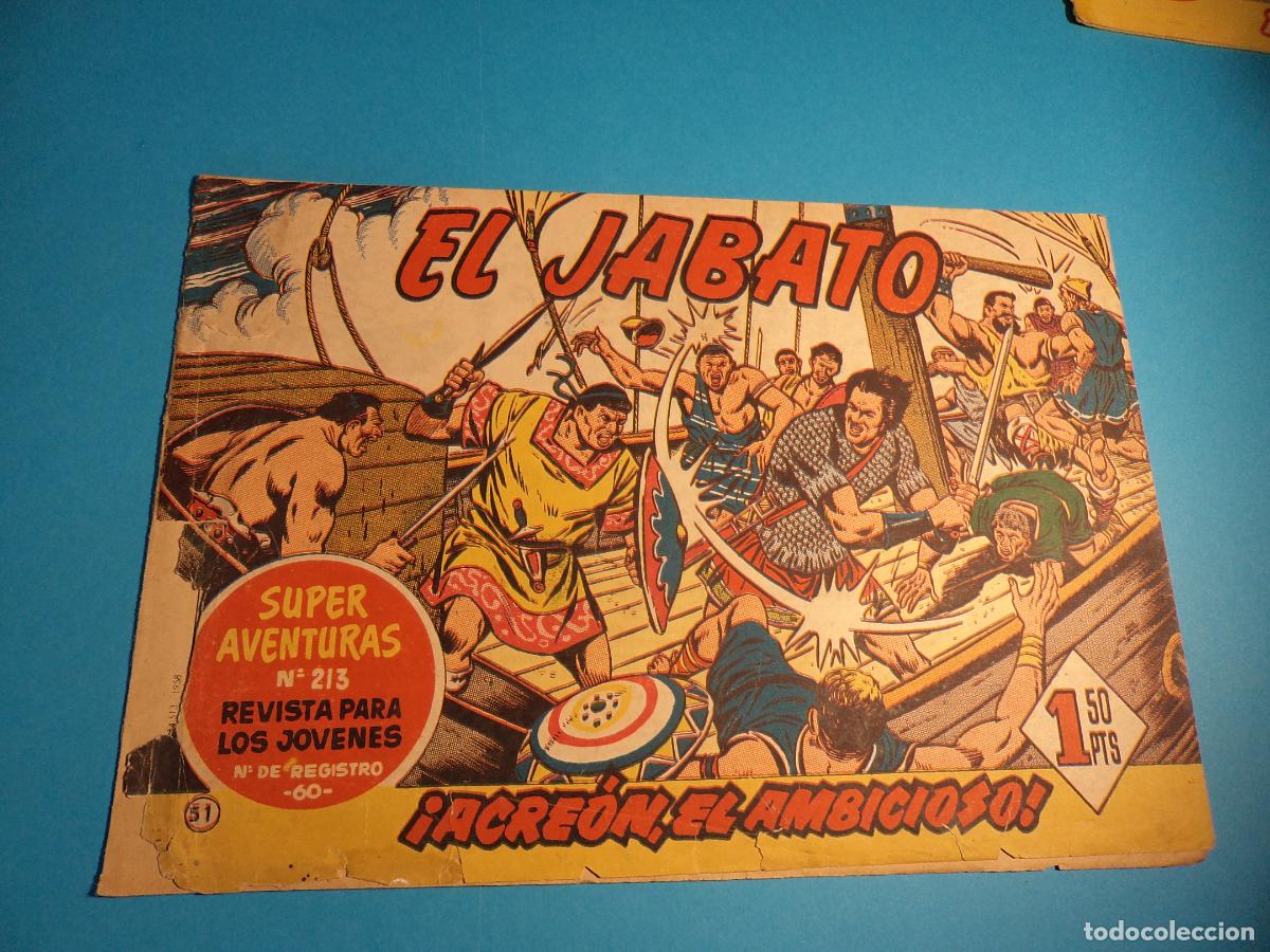 Tebeos: El Jabato. N&ordm; 51. Bruguera. Original. Es el de la foto. Castigado.