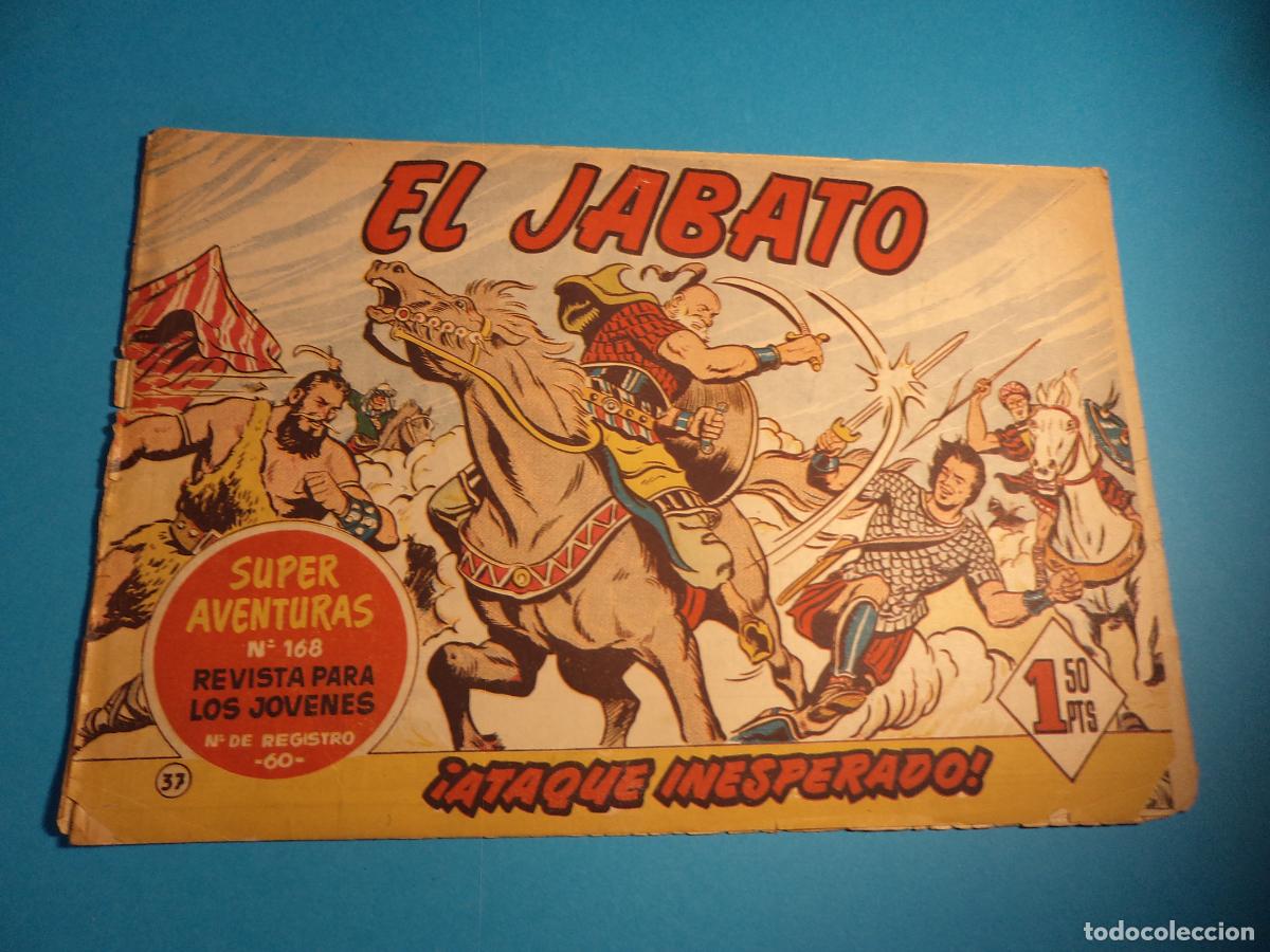 Tebeos: El Jabato. N&ordm; 37. Bruguera. Original. Es el de la foto. Castigado.