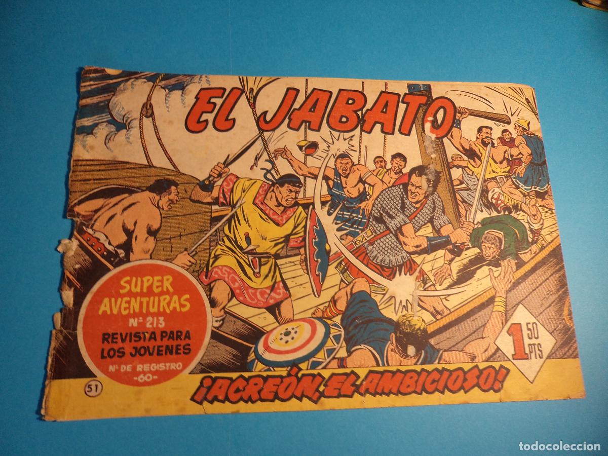 Tebeos: El Jabato. N&ordm; 51. Bruguera. Original. Es el de la foto. Castigado.