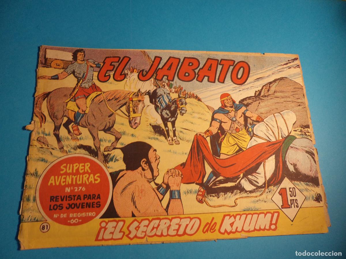 Tebeos: El Jabato. N&ordm; 81. Bruguera. Original. Es el de la foto. Castigado.