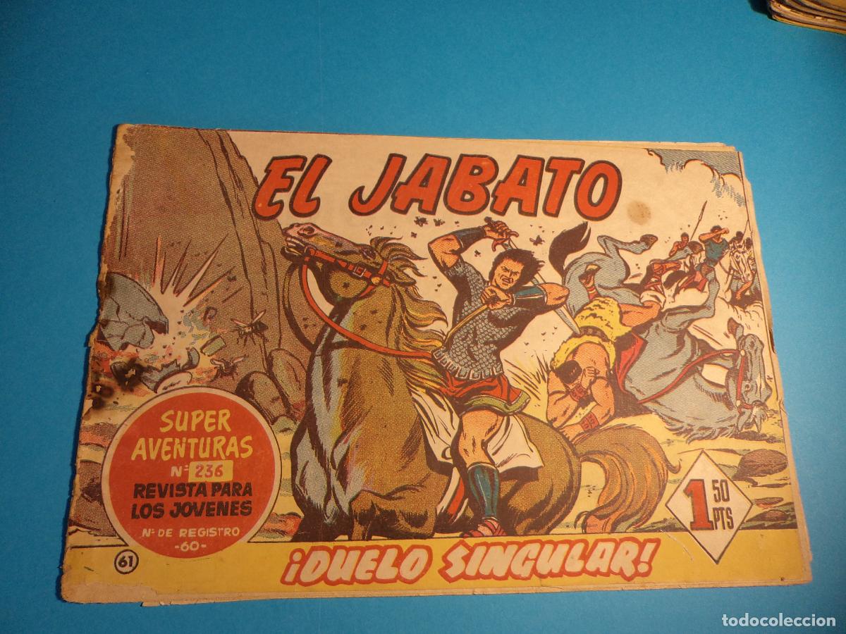 Tebeos: El Jabato. N&ordm; 61. Bruguera. Original. Es el de la foto. Castigado.