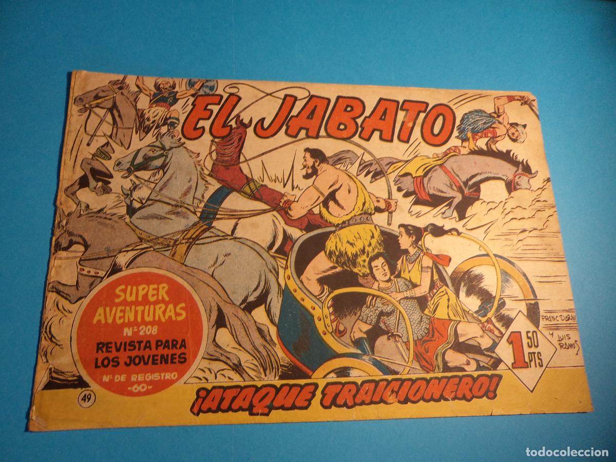 Tebeos: El Jabato. N&ordm; 49. Bruguera. Original. Es el de la foto. Castigado.
