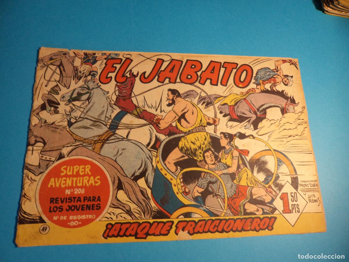 Tebeos: El Jabato. N&ordm; 49. Bruguera. Original. Es el de la foto. Castigado.