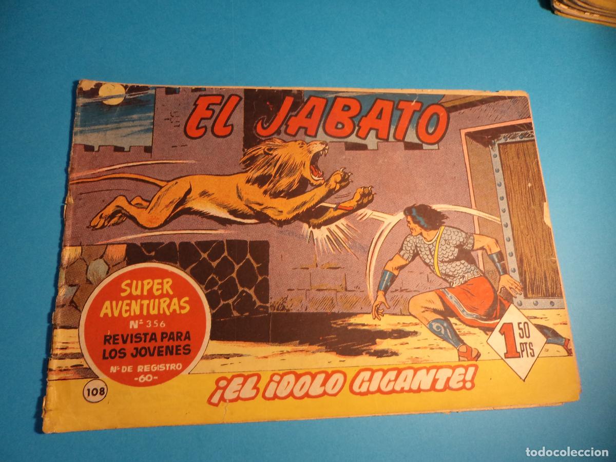 Tebeos: El Jabato. N&ordm; 108. Bruguera. Original. Es el de la foto. Castigado.