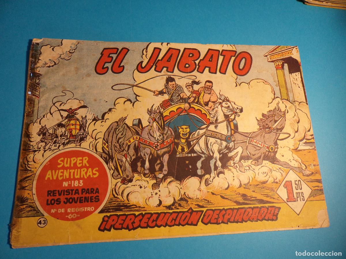 Tebeos: El Jabato. N&ordm; 43. Bruguera. Original. Es el de la foto. Castigado.