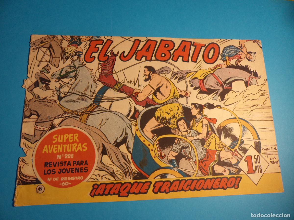 Tebeos: El Jabato. N&ordm; 49. Bruguera. Original. Es el de la foto. Castigado.