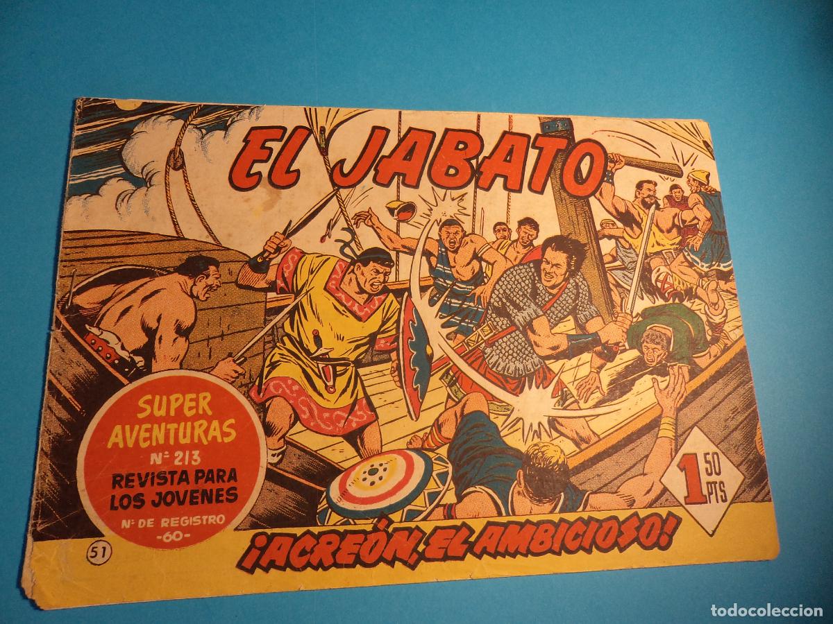 Tebeos: El Jabato. N&ordm; 51. Bruguera. Original. Es el de la foto. Castigado.
