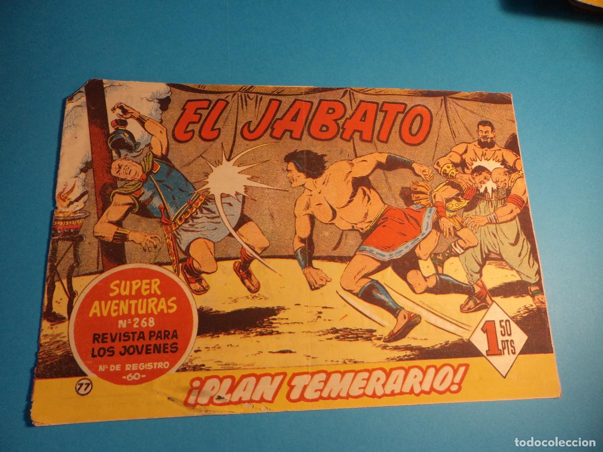 Tebeos: El Jabato. N&ordm; 77. Bruguera. Original. Es el de la foto. Castigado.
