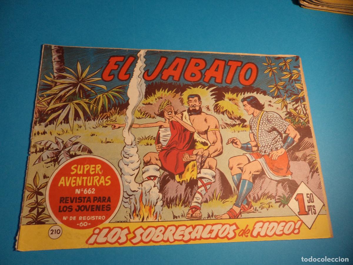 Tebeos: El Jabato. N&ordm; 210. Bruguera. Original. Es el de la foto. Con se&ntilde;ales de uso.