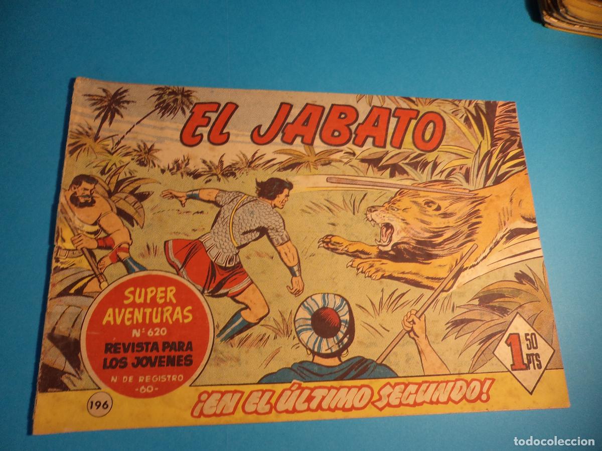 Tebeos: El Jabato. N&ordm; 196. Bruguera. Original. Es el de la foto. Con se&ntilde;ales de uso.