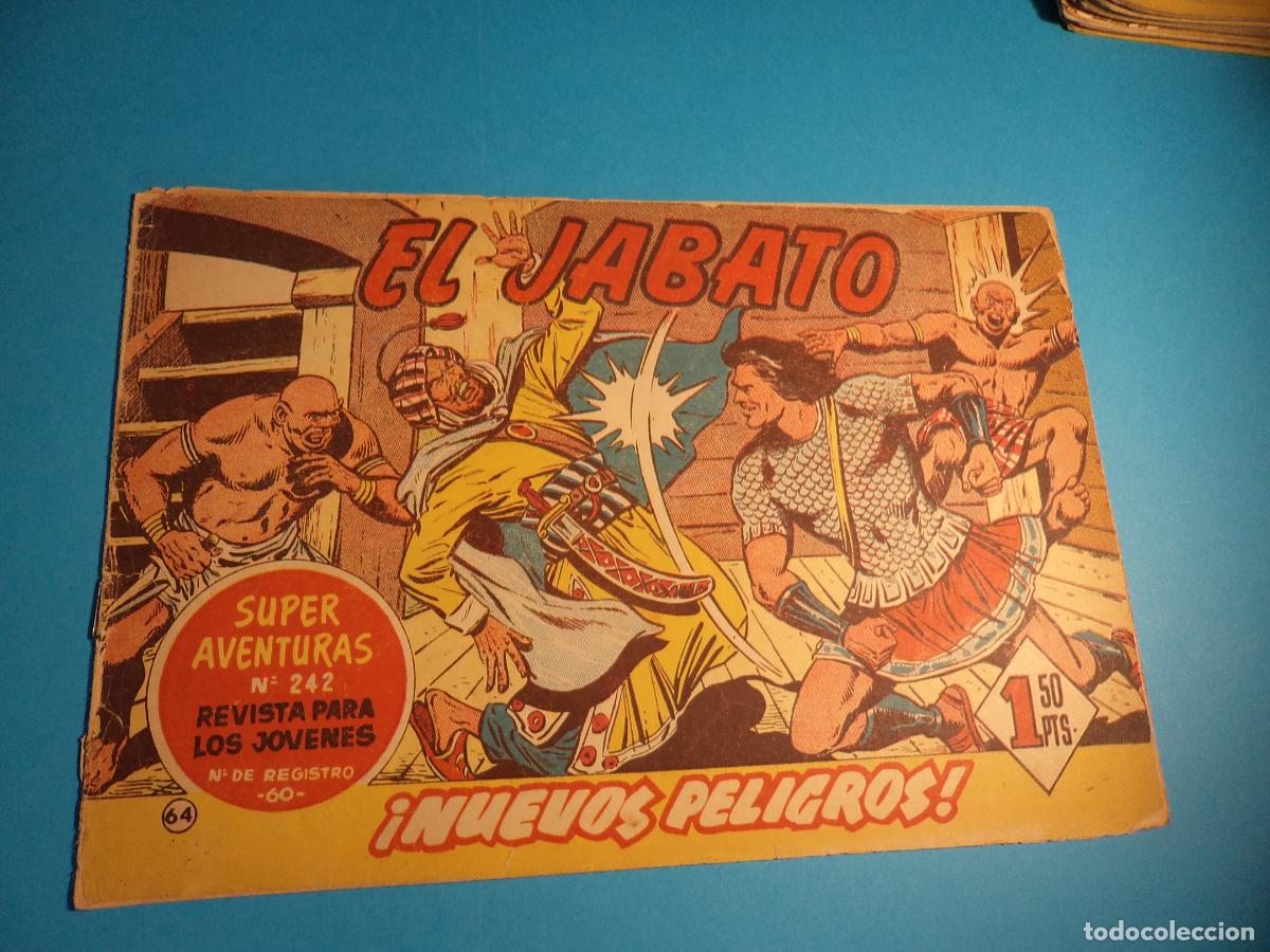Tebeos: El Jabato. N&ordm; 64. Bruguera. Original. Es el de la foto. Con se&ntilde;ales de uso.