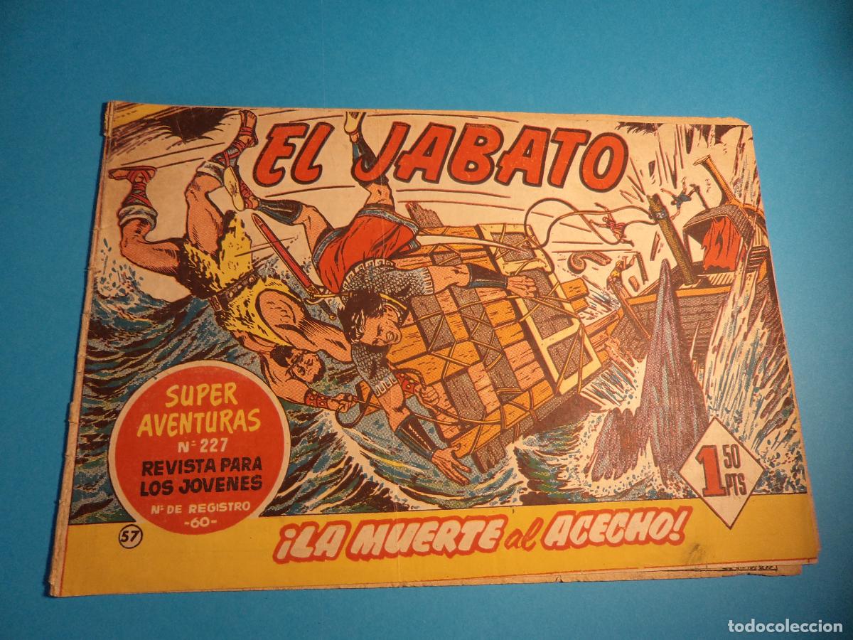 Tebeos: El Jabato. N&ordm; 57. Bruguera. Original. Es el de la foto. Con se&ntilde;ales de uso.