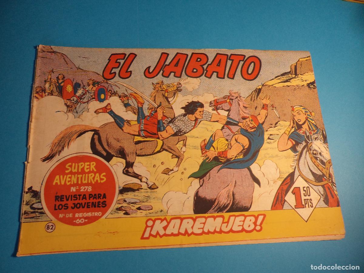 Tebeos: El Jabato. N&ordm; 82. Bruguera. Original. Es el de la foto. Con se&ntilde;ales de uso.